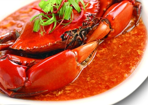 Món cua Chili hấp dẫn,đặc sản tại Singapore