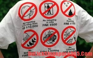 NHững điều cần tránh khi du lịch ở Singapore